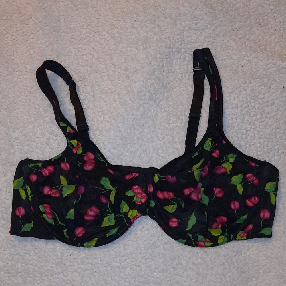 Black Sheer Bra w 🍒